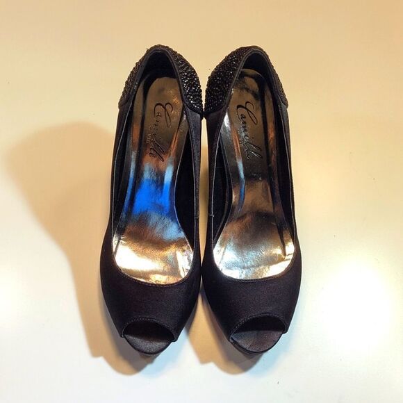 CAMILLE LA VIE PEEP TOE HIGH HEEL STILETTOS PUMP SHOES - Picture 2 of 15